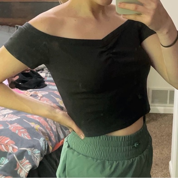 Womens AE off the shoulder top - Picture 5 of 5